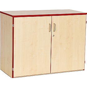 Coloured Edge School Cupboards - School Furniture