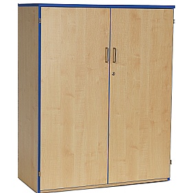 Coloured Edge School Cupboards - School Furniture