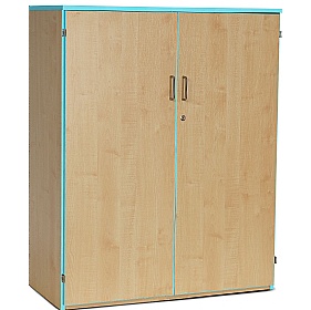 Coloured Edge School Cupboards - School Furniture