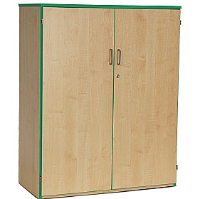 Coloured Edge School Cupboards - School Furniture