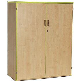 Coloured Edge School Cupboards - School Furniture