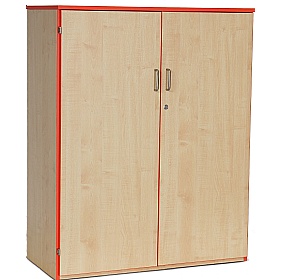Coloured Edge School Cupboards - School Furniture
