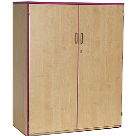 Coloured Edge School Cupboards - School Furniture