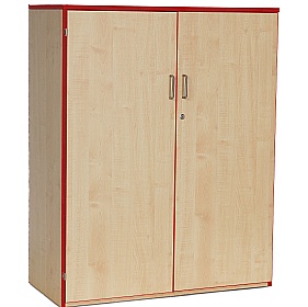 Coloured Edge School Cupboards - School Furniture