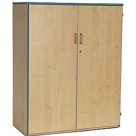 Coloured Edge School Cupboards - School Furniture
