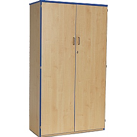 Coloured Edge School Cupboards - School Furniture