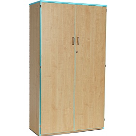 Coloured Edge School Cupboards - School Furniture
