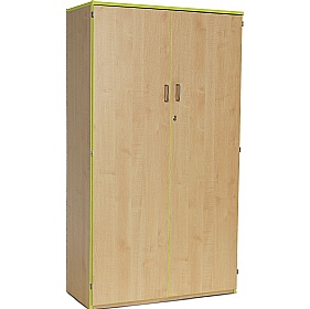 Coloured Edge School Cupboards - School Furniture