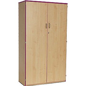 Coloured Edge School Cupboards - School Furniture