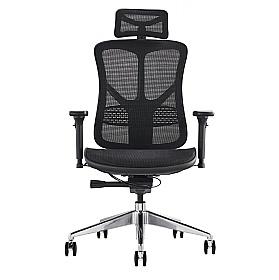 F94 Ergonomic All Mesh Office Chair with Headrest - Office Chairs
