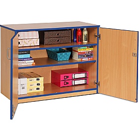 Coloured Edge School Cupboards - School Furniture