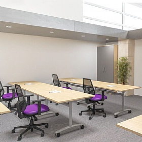 Unified Modular Tilting Rectangular Conference and Boardroom Tables
