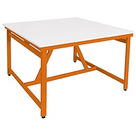 Arts Crafts and Project School Table Small Tangerine