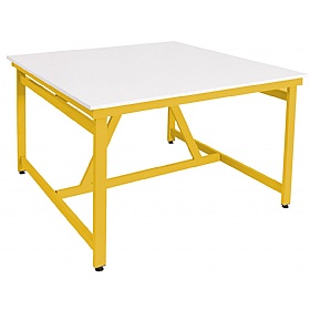Arts Crafts and Project School Table Small Yellow