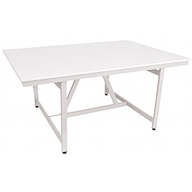 Arts Crafts and Project School Table Medium White