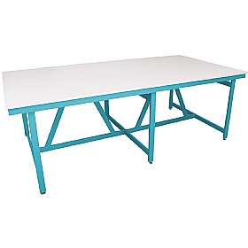Arts Crafts and Project School Table Large Cyan