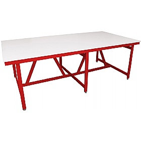 Arts Crafts and Project School Table Large Red