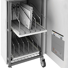 LapCabby 10V Vertical Laptop Charging and Storage Trolley - School Furniture