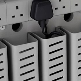 LapCabby 10V Vertical Laptop Charging and Storage Trolley - School Furniture