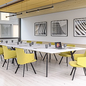 Signa Curve Rectangular Breakout and Boardroom Tables