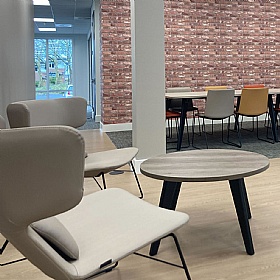 Levato Medium Back Sled Base Lounge and Breakout Chairs