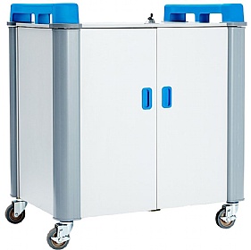 LapCabby 20V Vertical Laptop Charging and Storage Trolley - School Furniture