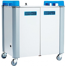 LapCabby 20V Vertical Laptop Charging and Storage Trolley - School Furniture