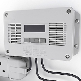 LapCabby 20V Vertical Laptop Charging and Storage Trolley - School Furniture