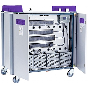 LapCabby 32V Vertical Laptop Charging and Storage Trolley