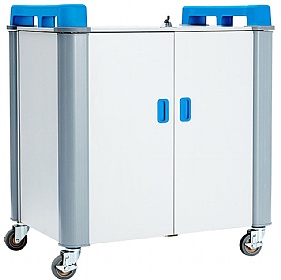 LapCabby Mini 32V Vertical Laptop Charging and Storage Trolley - School Furniture