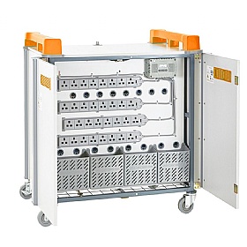 LapCabby Mini 32V Vertical Laptop Charging and Storage Trolley - School Furniture