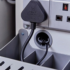 LapCabby Mini 32V Vertical Laptop Charging and Storage Trolley - School Furniture