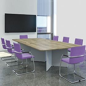 Agenda Duo Arrowhead Curve Rectangular Breakout and Boardroom Tables