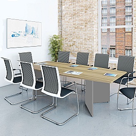 Agenda Duo Arrowhead Boat Shaped Breakout and Boardroom Tables