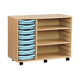 UltraBrite 8 Shallow Tray Unit with 2 Adjustable Shelves
