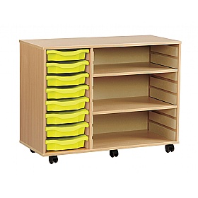 UltraBrite 8 Shallow Tray Unit with 2 Adjustable Shelves