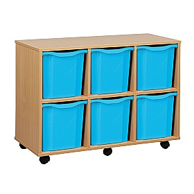 UltraBrite Horizontal 6 Jumbo Tray Storage