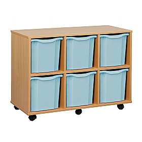 UltraBrite Horizontal 6 Jumbo Tray Storage