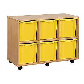 UltraBrite Horizontal 6 Jumbo Tray Storage