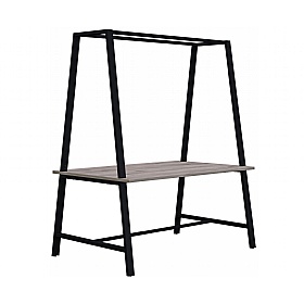 Atomic Rectangular Breakout and Meeting Tables with Overhead Gantry