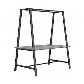 Atomic Rectangular Breakout and Meeting Tables with Overhead Gantry