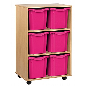 UltraBrite Vertical 6 Jumbo Tray Storage