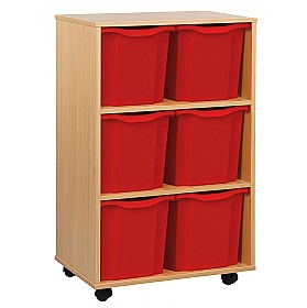 UltraBrite Vertical 6 Jumbo Tray Storage