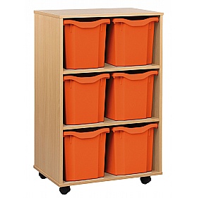 UltraBrite Vertical 6 Jumbo Tray Storage
