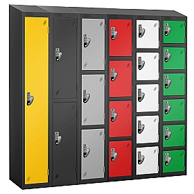 Atom Antibacterial Sloping Top Probe Lockers - Digital Combination Lock
