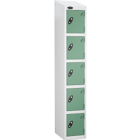 Equinox Antibacterial Sloping Top Probe Lockers - Coin Return Lock