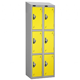 Equinox Antibacterial Sloping Top Probe Lockers - Digital Combination Lock