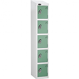 Equinox Antibacterial Sloping Top Probe Lockers - Manual Combination Lock