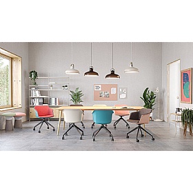 Adept 50/50 Swivel Meeting and Breakout Chairs