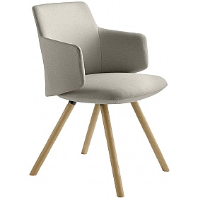 Allegro Oak Meeting and Breakout Chairs